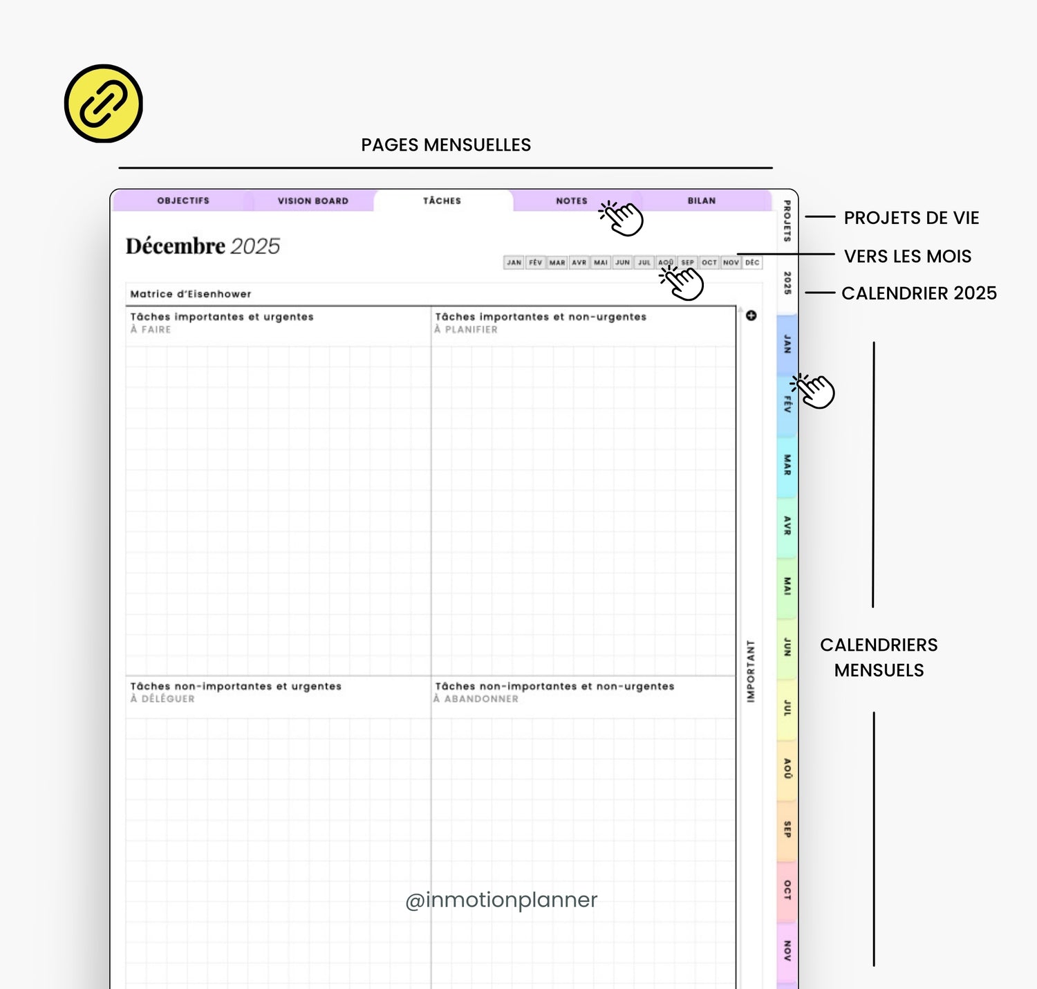 agenda Goodnotes - InMotion Planner