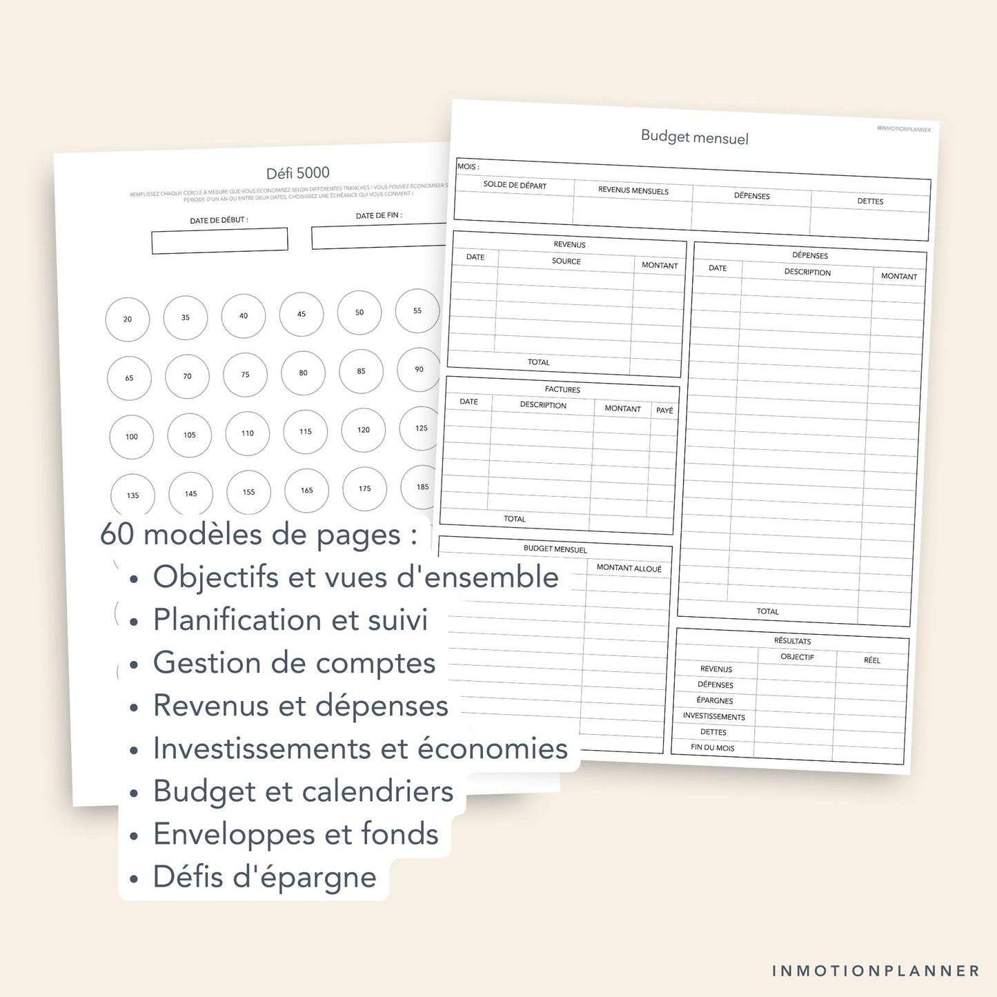 Pack digital Finances Personnelles