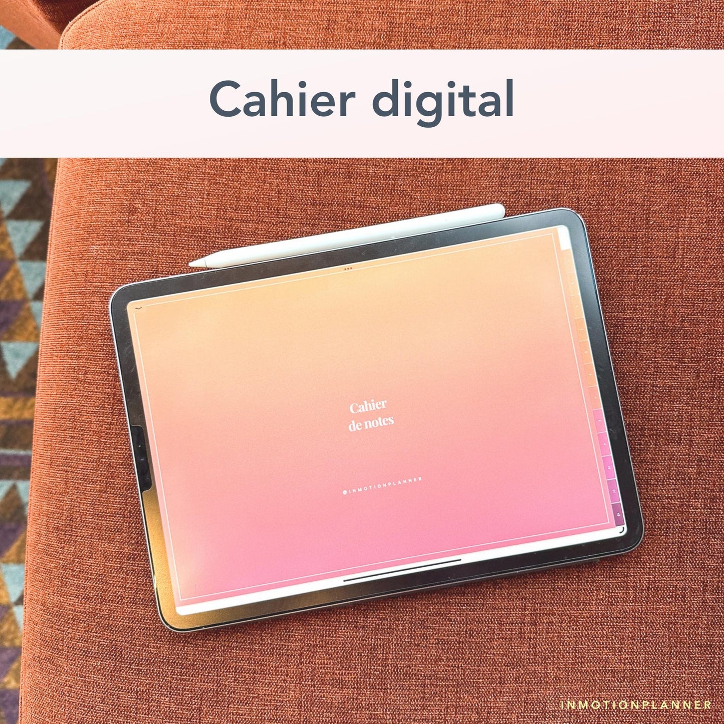 Cahier digital 12 matières horizontal