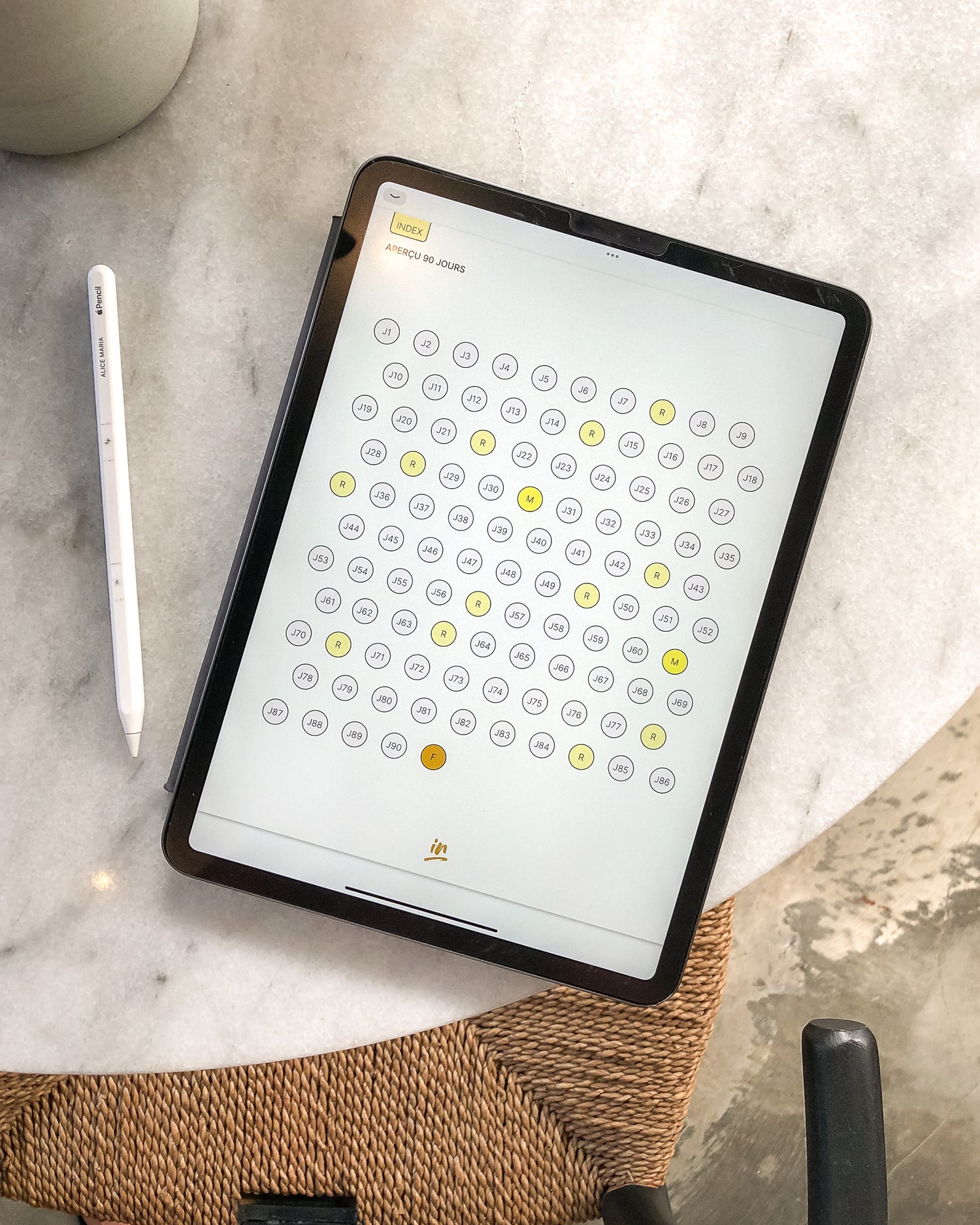 Journal digital InMotion Planner pratiquer le journaling