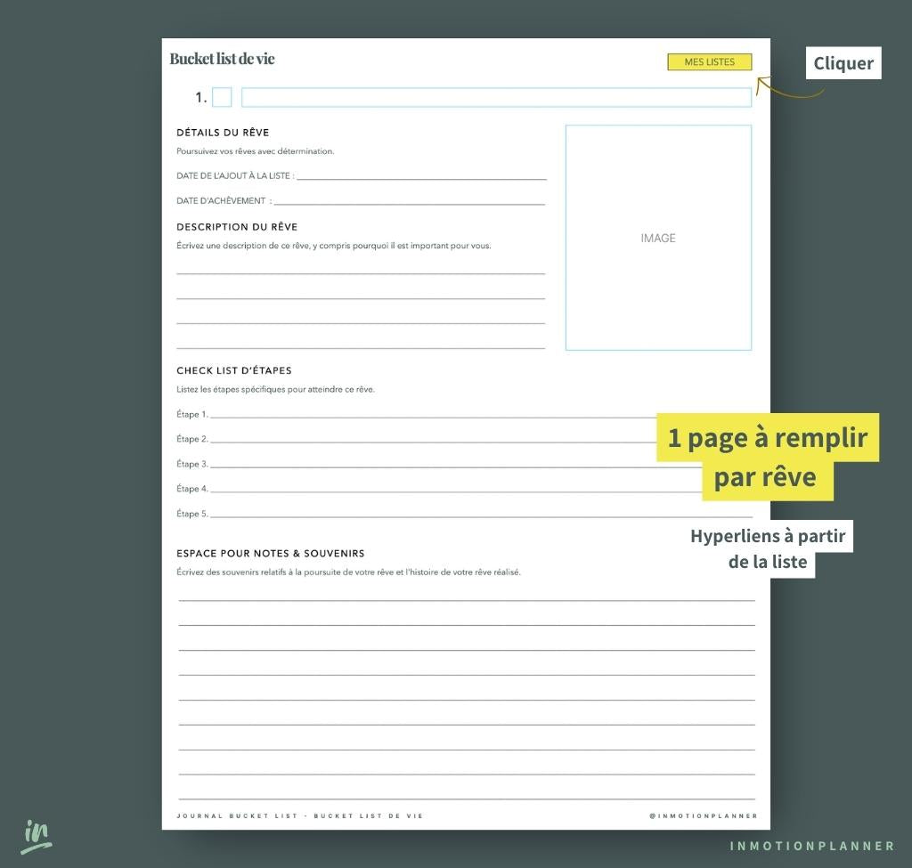 Journal Bucket List (digital)