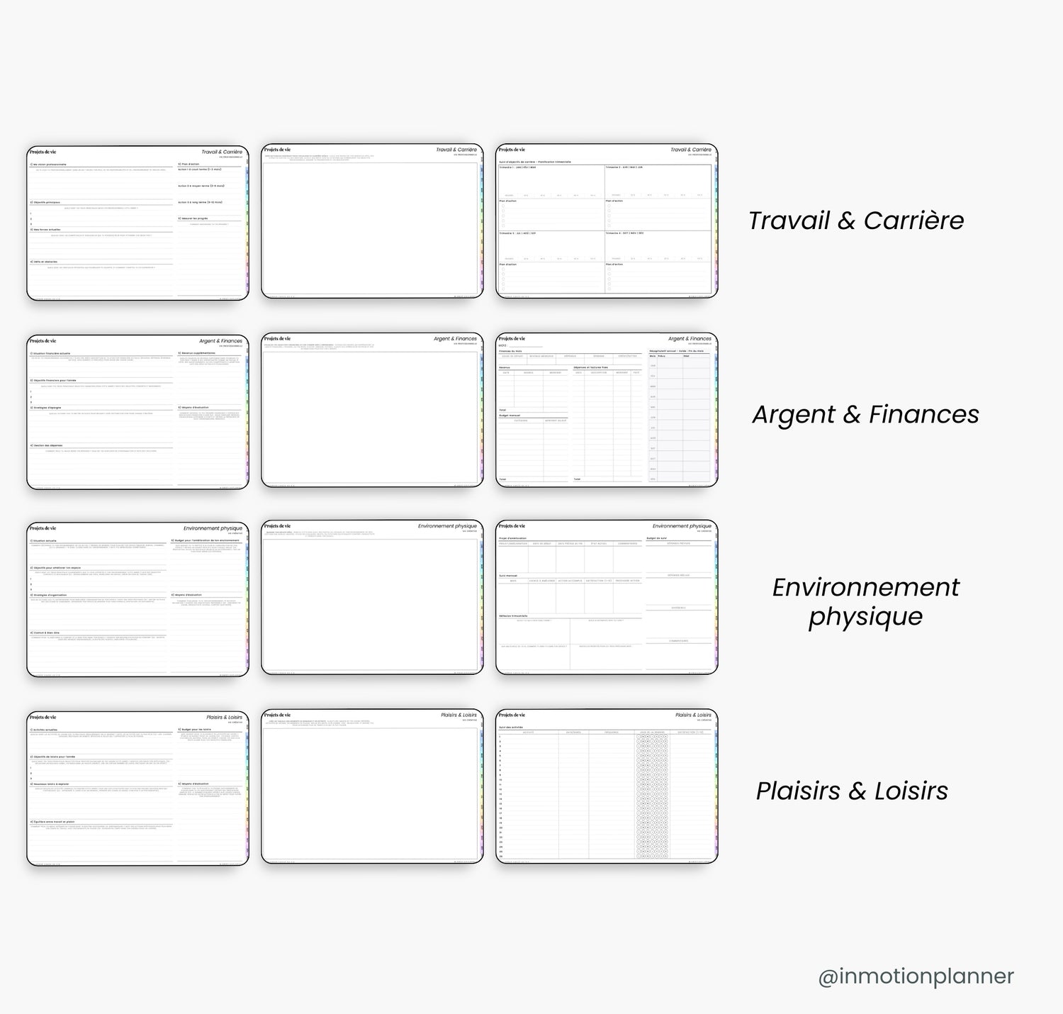 Planner Pro Perso InMotion Planner