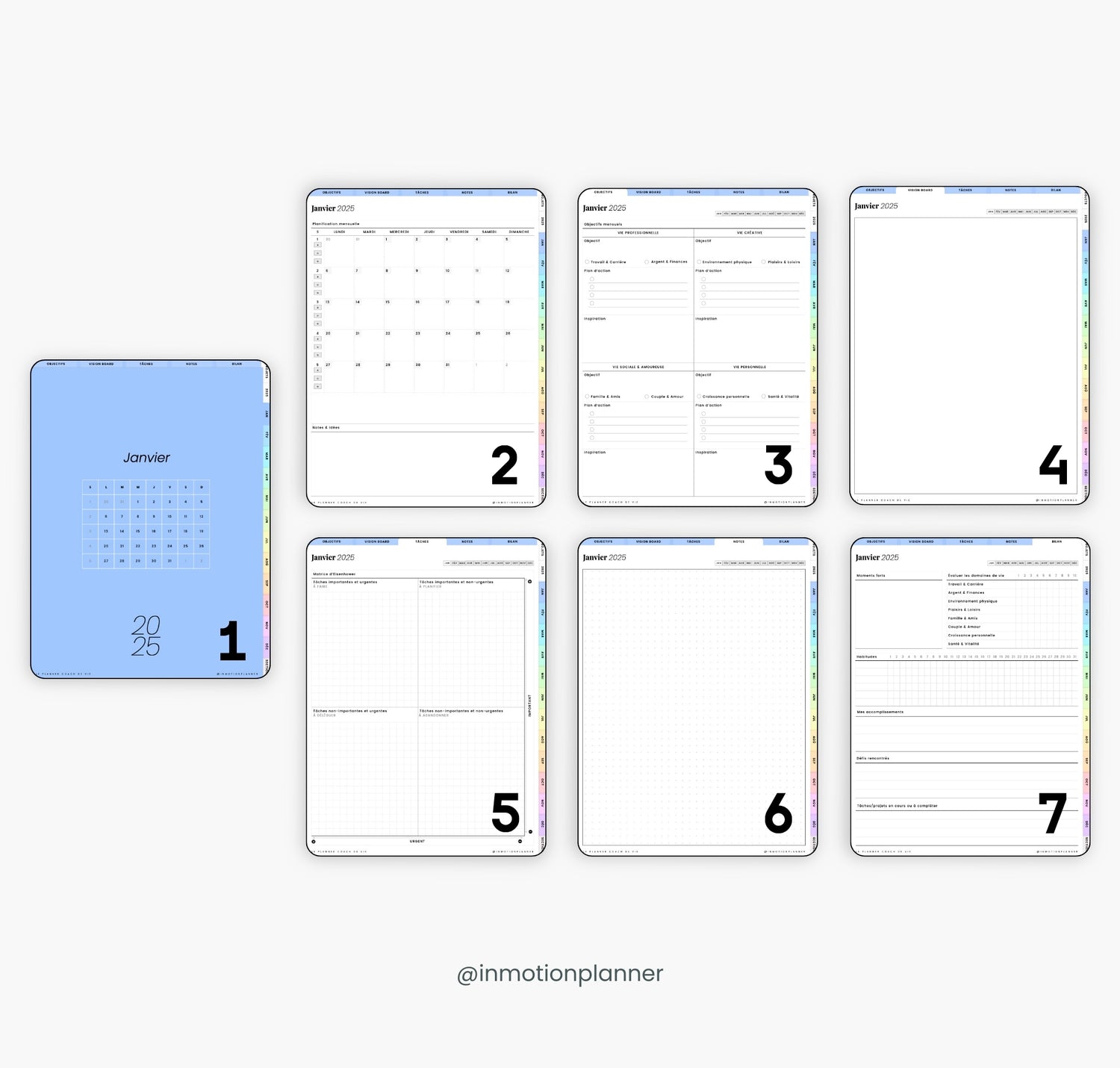 agenda digital 2025 InMotion Planner