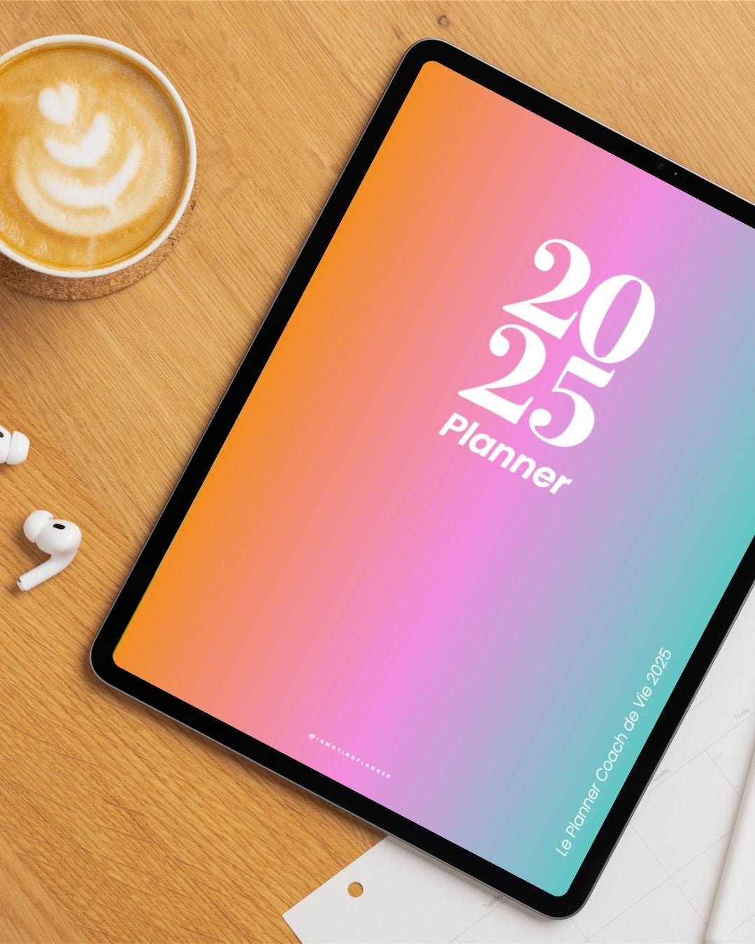 Planner digital 2025 vertical portrait de InMotion Planner