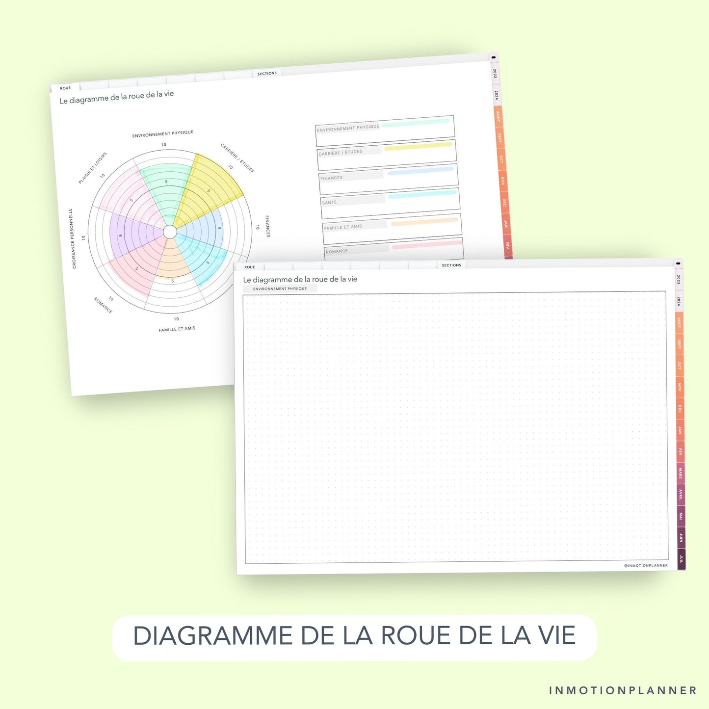 2023 - 2024 Planner digital horizontal