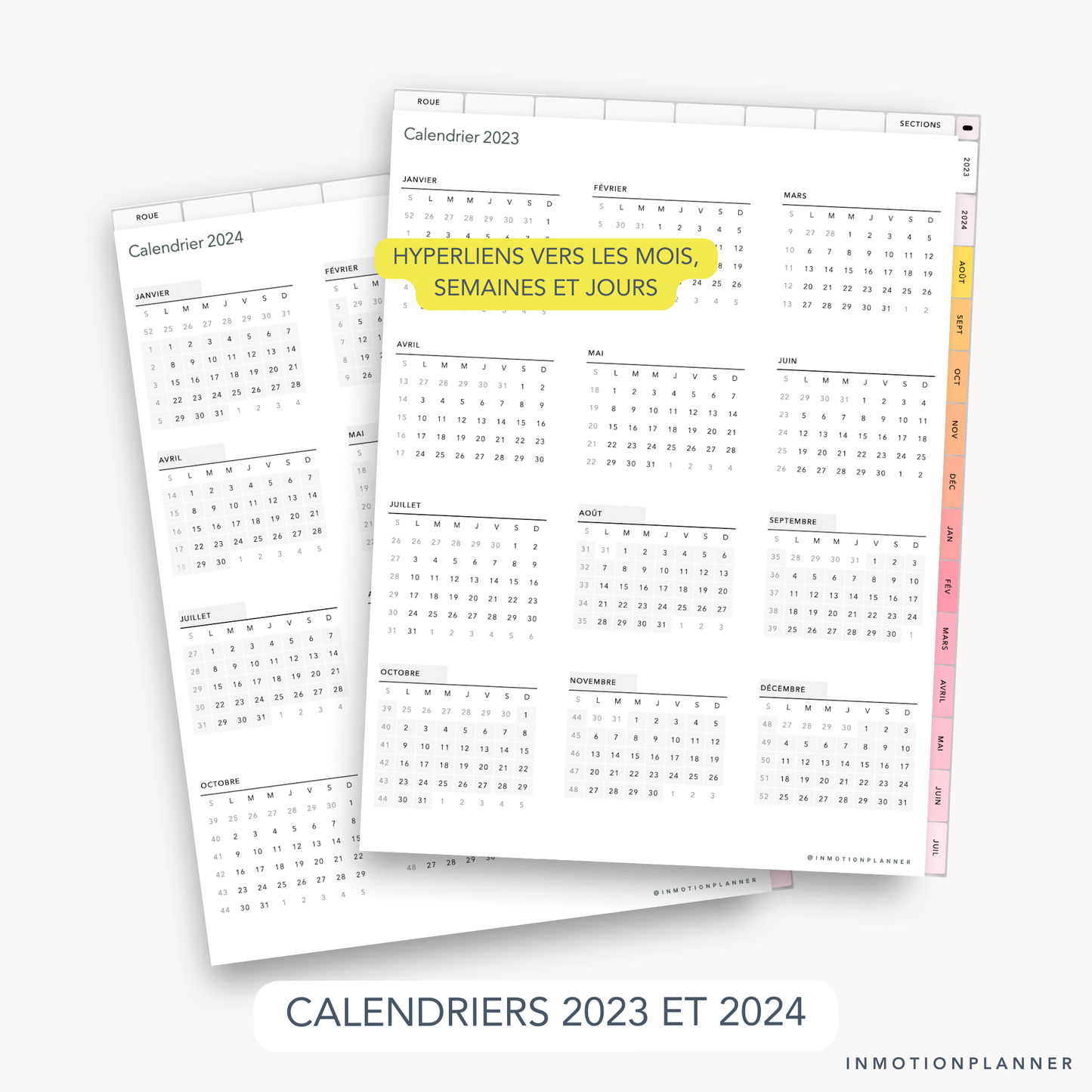 Calendrier 2023 - 2024