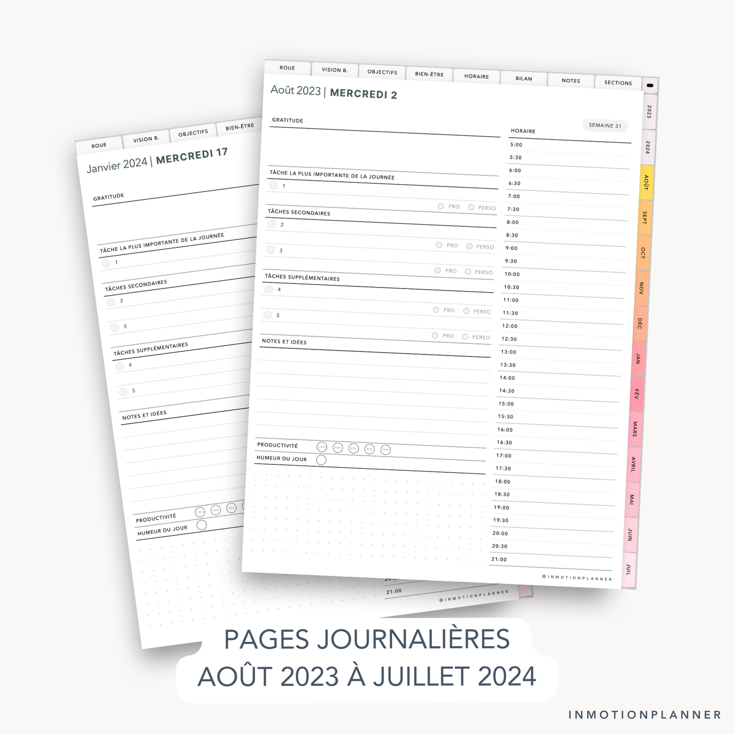 Organisation digital avec InMotion Planner