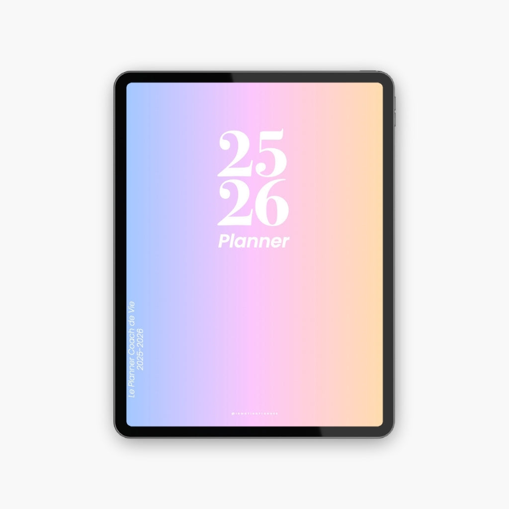 2025-2026 Planner digital - Le Planner Coach de Vie - Vertical