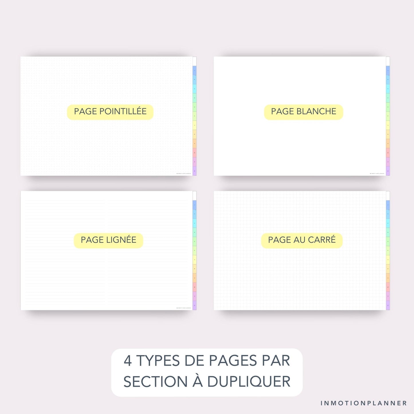 Cahier digital 12 matières horizontal