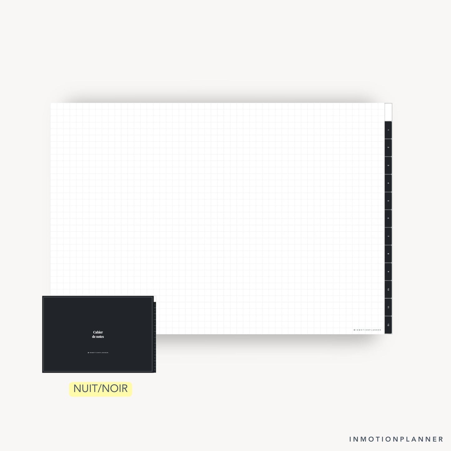 Cahier digital 12 matières horizontal