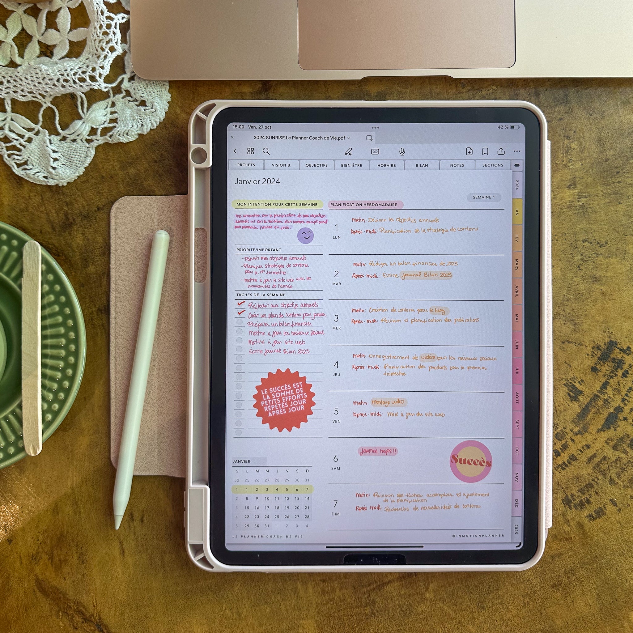 galerie planner digital daté