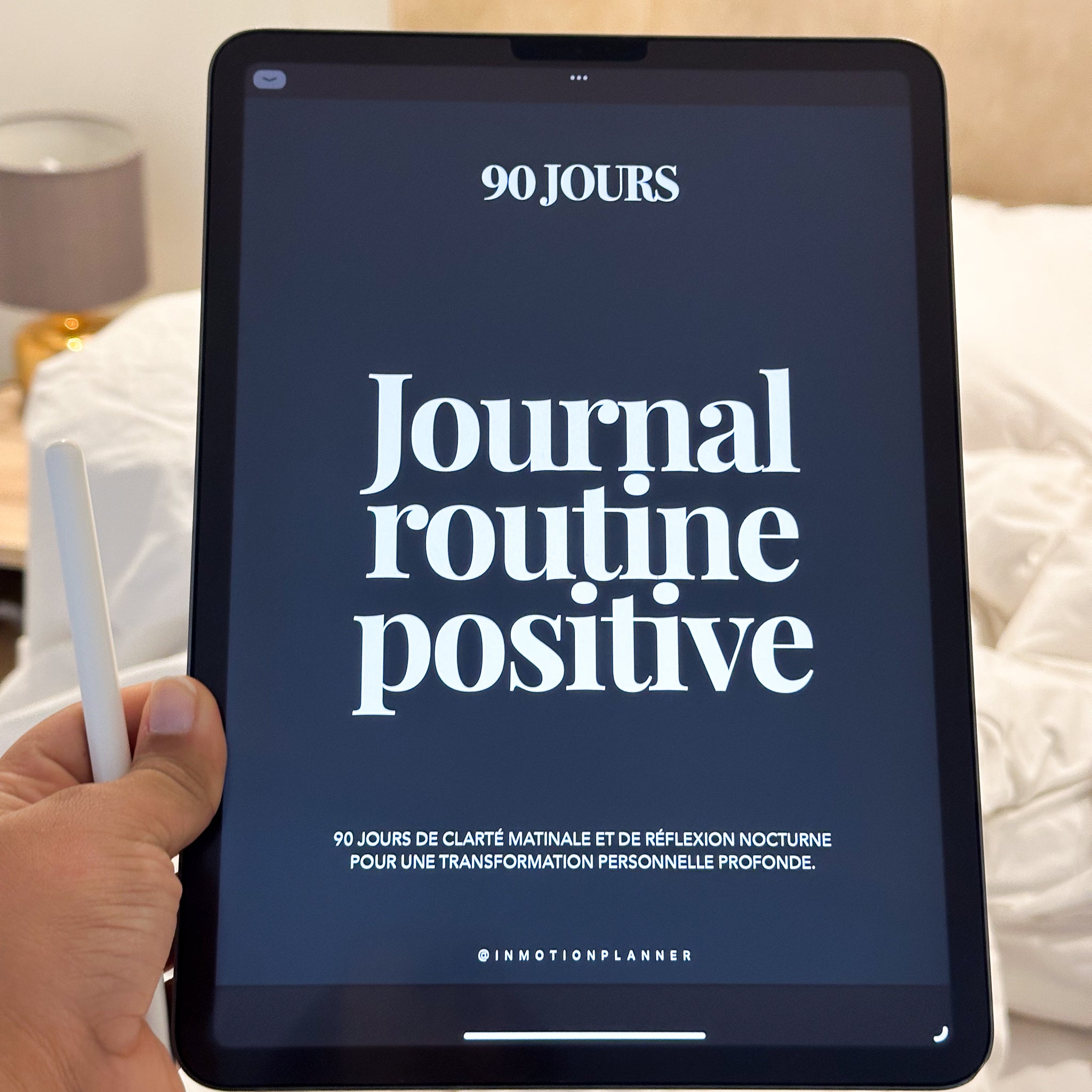 routine du matin et du soir avec iPad