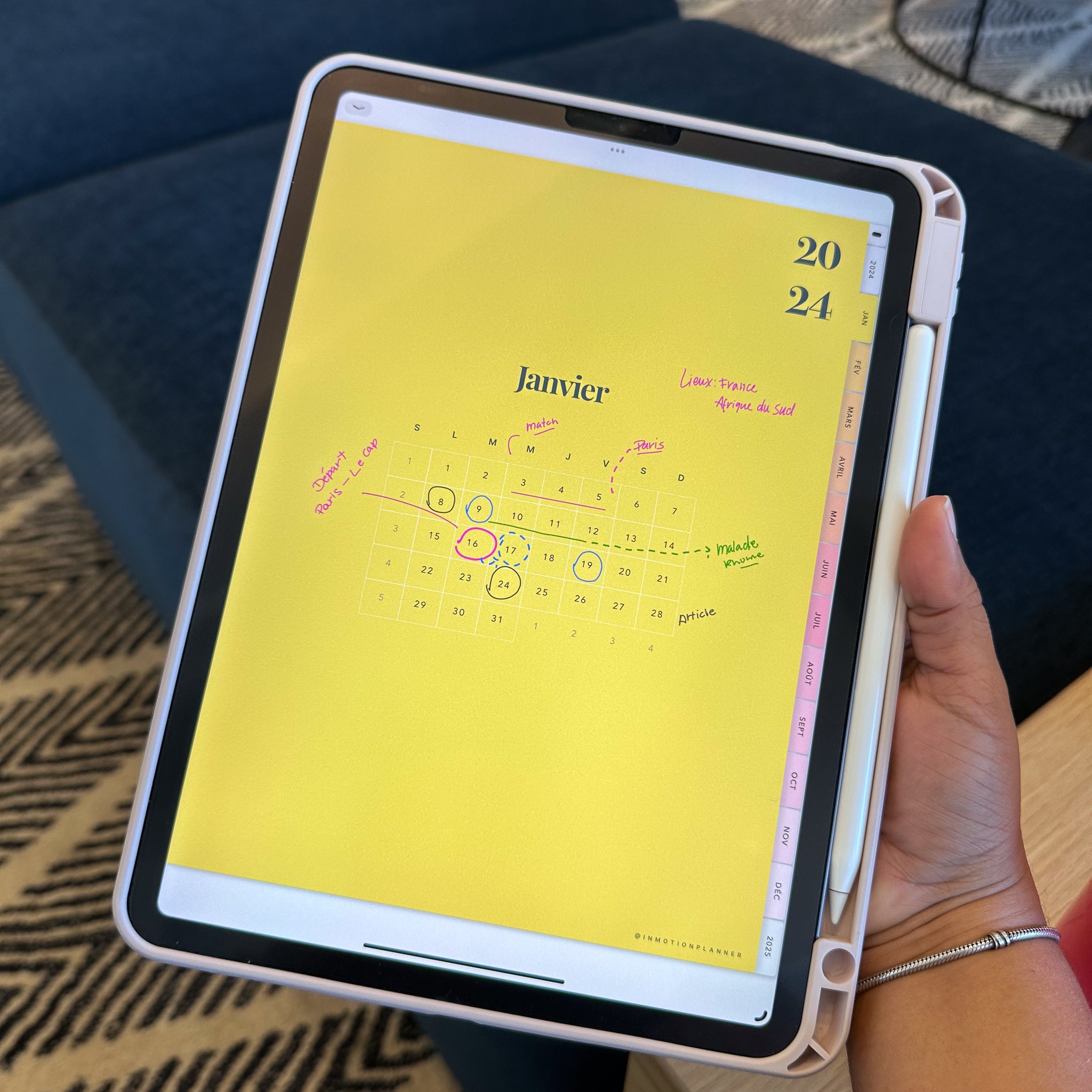 dated digital planner ipad