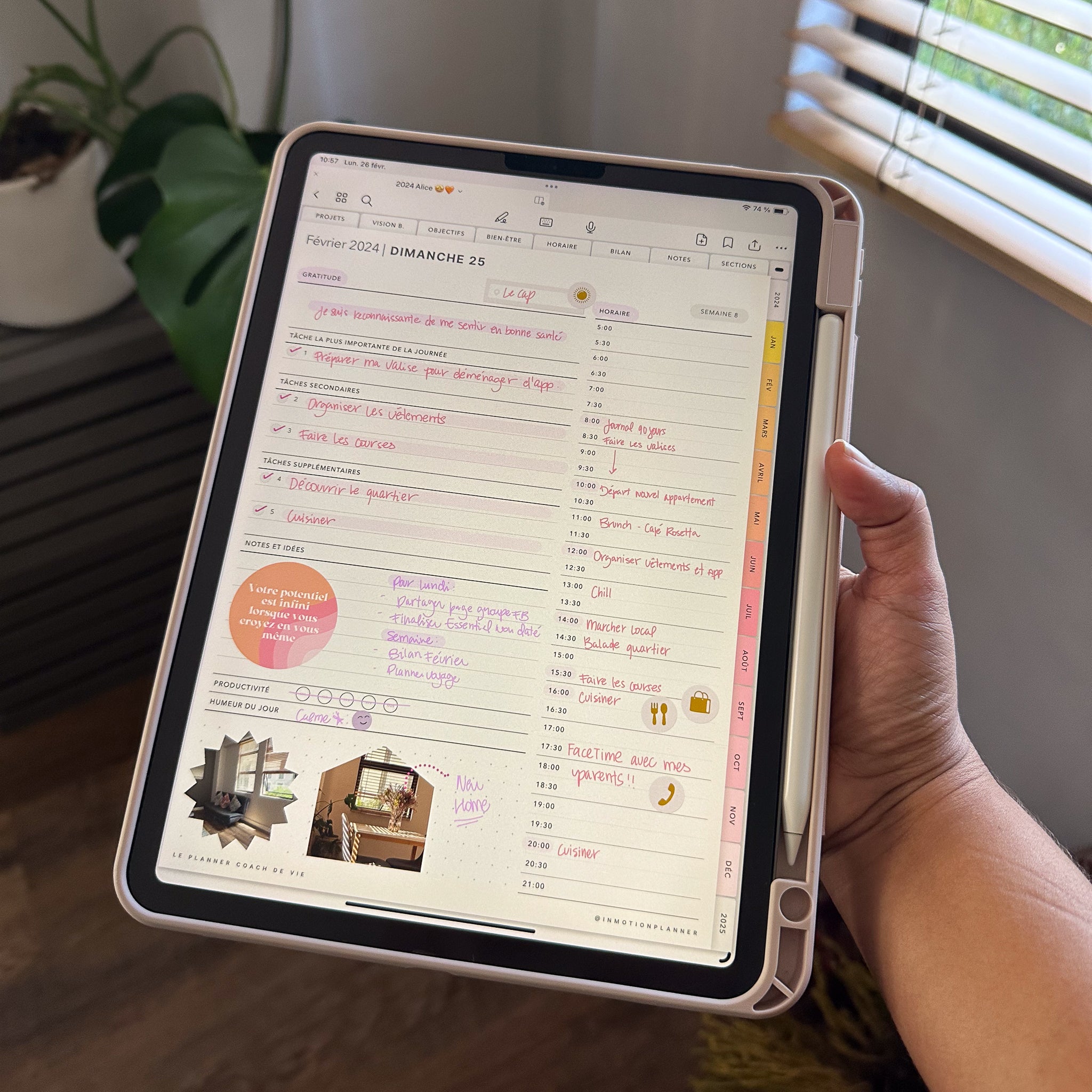 galerie d'images planner digital
