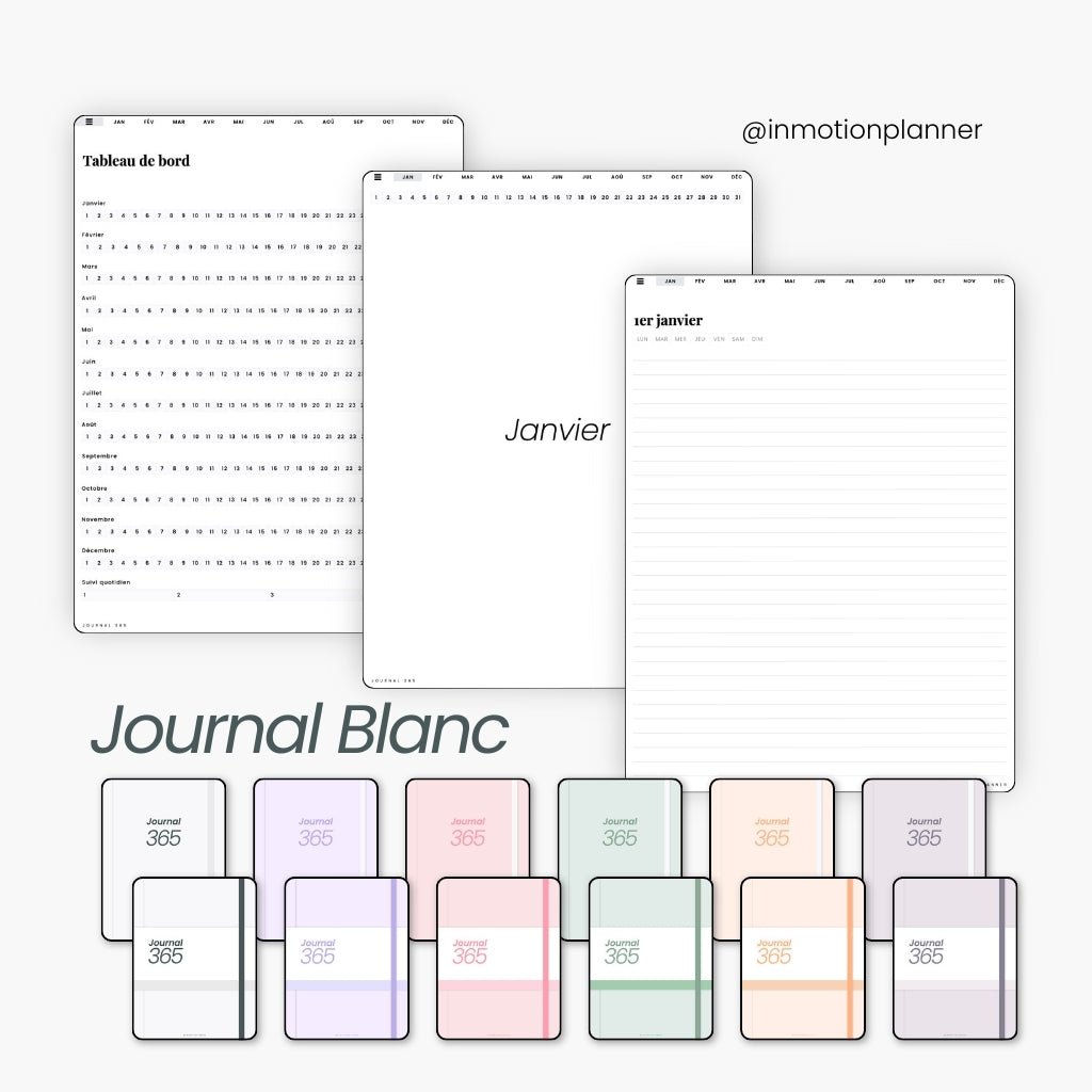 Journal digital 365 jours - InMotion Planner