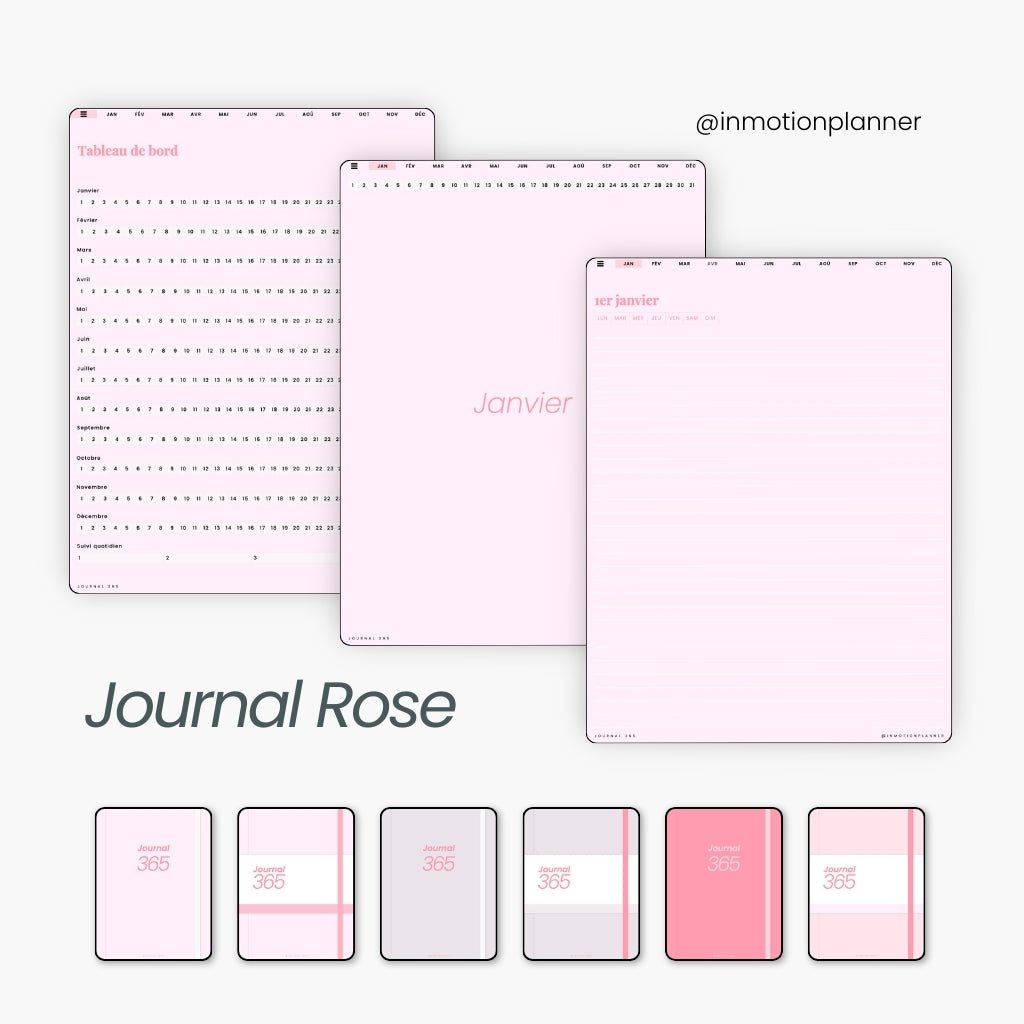 Journal digital 365 jours - InMotion Planner