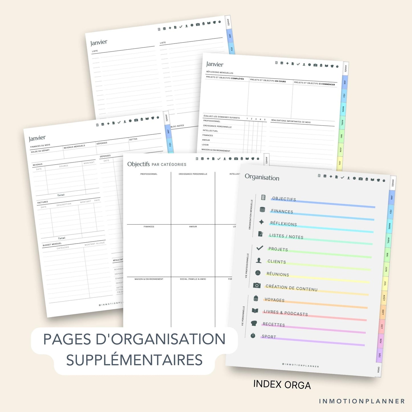Planner digital Pro Perso non daté