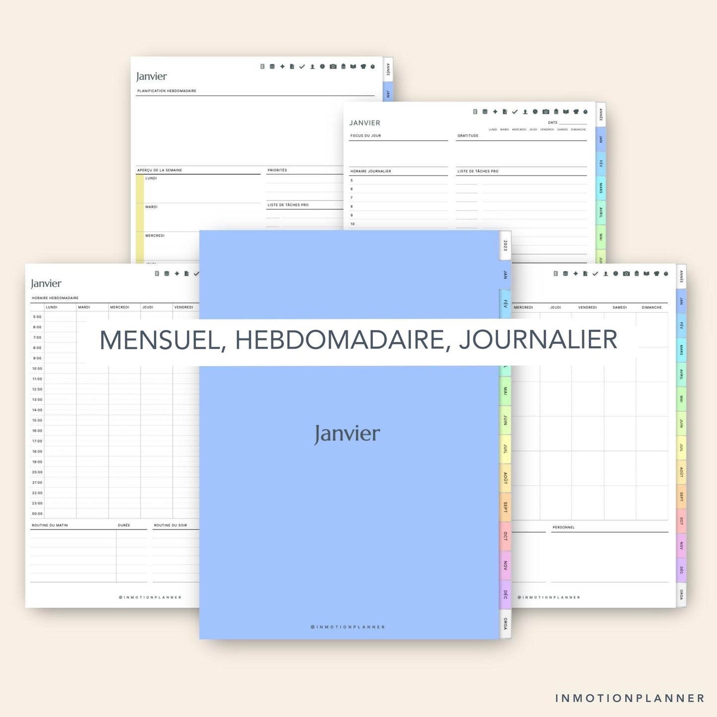 Planner digital Pro Perso non daté