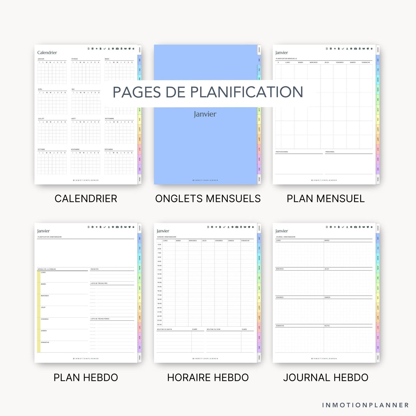 Planner digital Pro Perso non daté