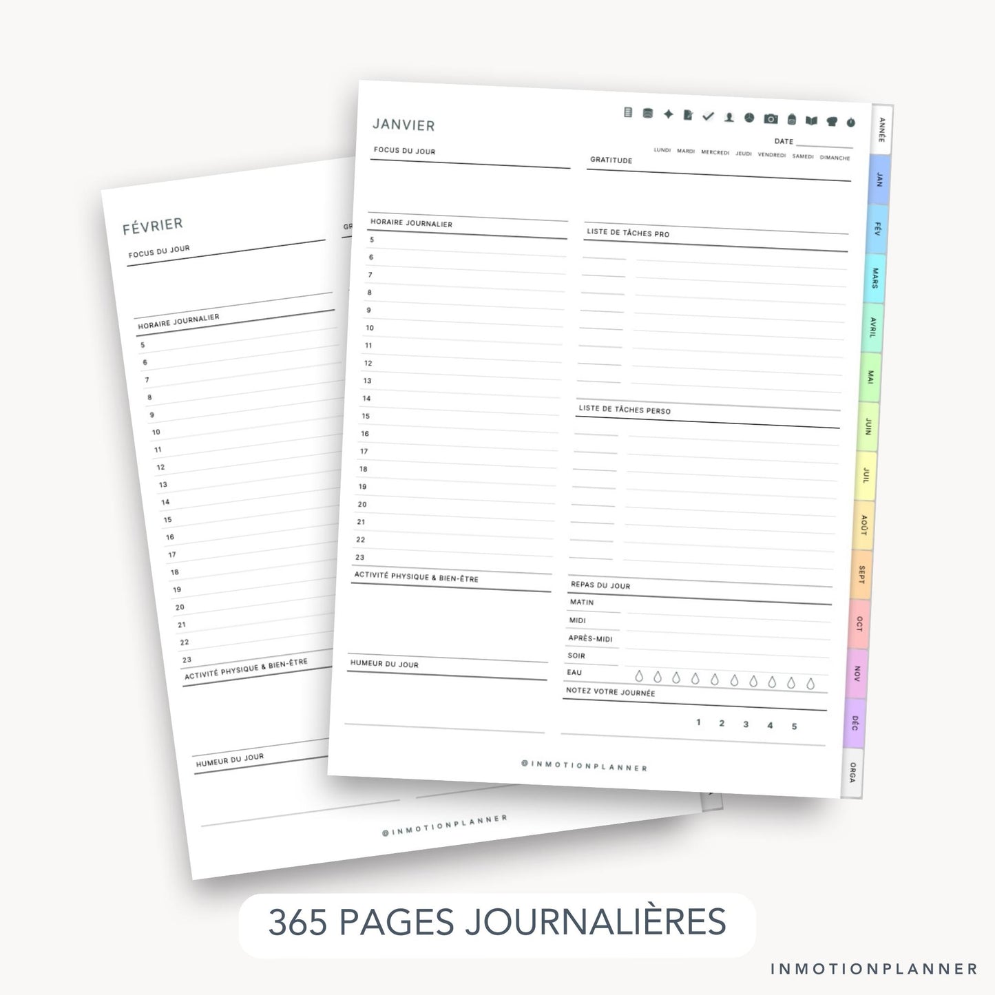Planner digital Pro Perso non daté