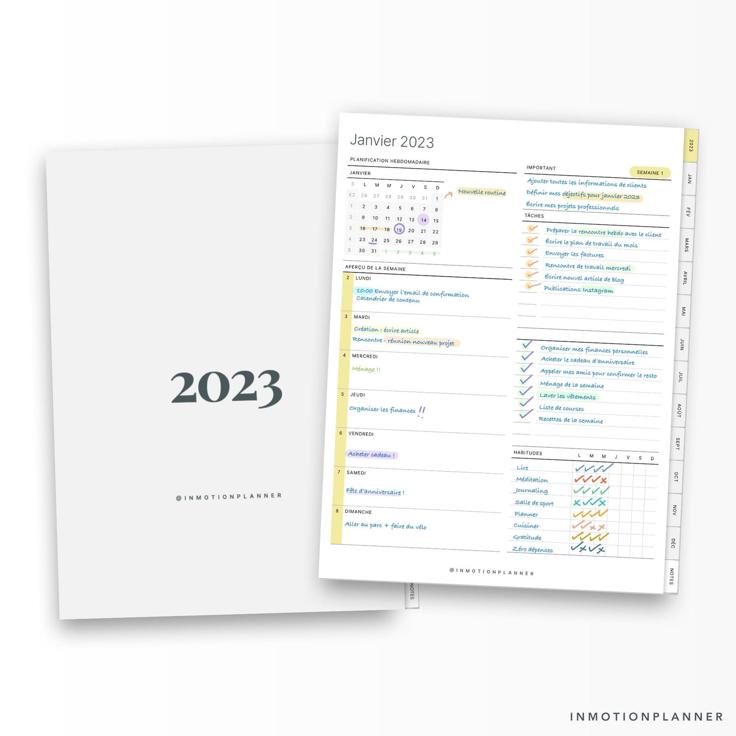 2023 Planner digital Essentiel
