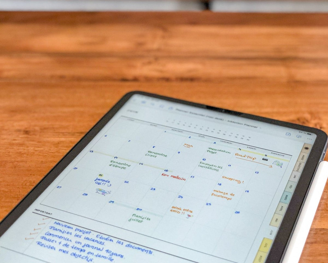 Digital planner : ce que vous devez savoir pour passer à l’agenda numérique - InMotion Planner