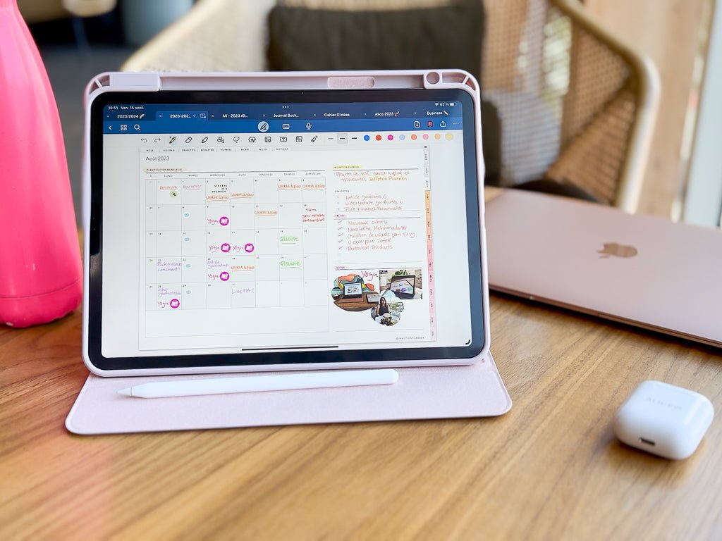 Planner digital pour iPad avec Goodnotes 6 : les bases incontournables pour débutants - InMotion Planner