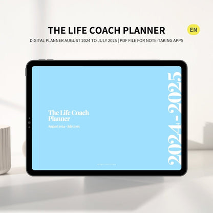 2024 - 2025 Planner digital - Le Planner Coach de Vie - Horizontal - InMotion Planner