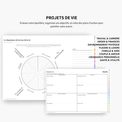 2024 - 2025 Planner digital - Le Planner Coach de Vie - Horizontal - InMotion Planner