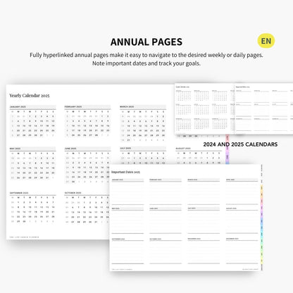 2024 - 2025 Planner digital - Le Planner Coach de Vie - Horizontal - InMotion Planner