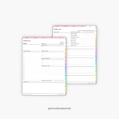 2024 - 2025 Planner digital - Le Planner Coach de Vie - Vertical - InMotion Planner