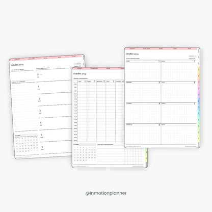 2024 - 2025 Planner digital - Le Planner Coach de Vie - Vertical - InMotion Planner