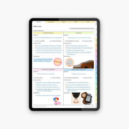 2024 - 2025 Planner digital - Le Planner Coach de Vie - Vertical - InMotion Planner