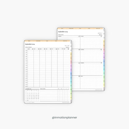 2024 - 2025 Planner digital - Le Planner Coach de Vie - Vertical - InMotion Planner