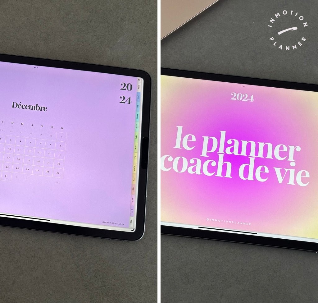 2024 Planner digital - Le Planner Coach de Vie - horizontal - InMotion Planner