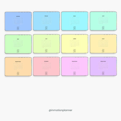 2025 Planner digital - Le Planner Coach de Vie - Horizontal - InMotion Planner