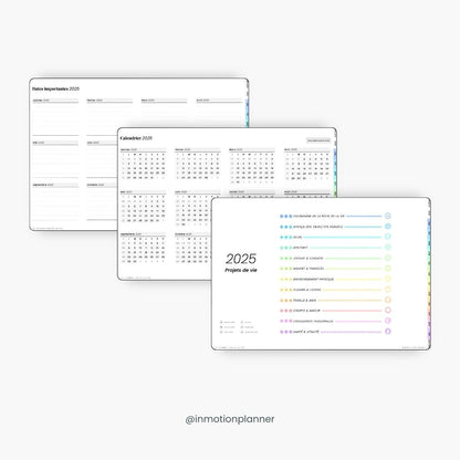 2025 Planner digital - Le Planner Coach de Vie - Horizontal - InMotion Planner