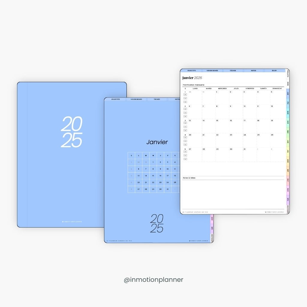 2025 Planner digital - Le Planner Coach de Vie - Vertical - InMotion Planner