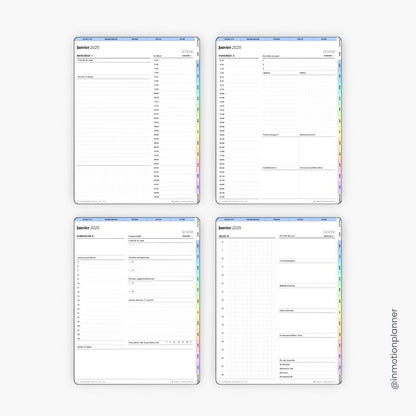 2025 Planner digital - Le Planner Coach de Vie - Vertical - InMotion Planner