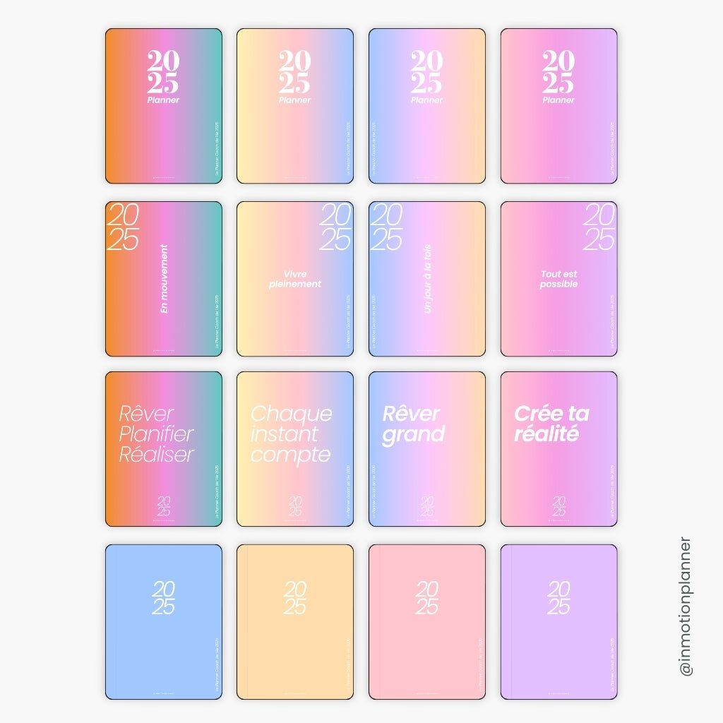 2025 Planner digital - Le Planner Coach de Vie - Vertical - InMotion Planner