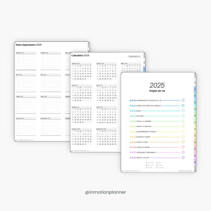 2025 Planner digital - Le Planner Coach de Vie - Vertical - InMotion Planner