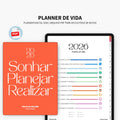 2026 Digital Planner – Vertical (Portuguese)