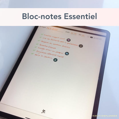 Bloc-notes digital Essentiel