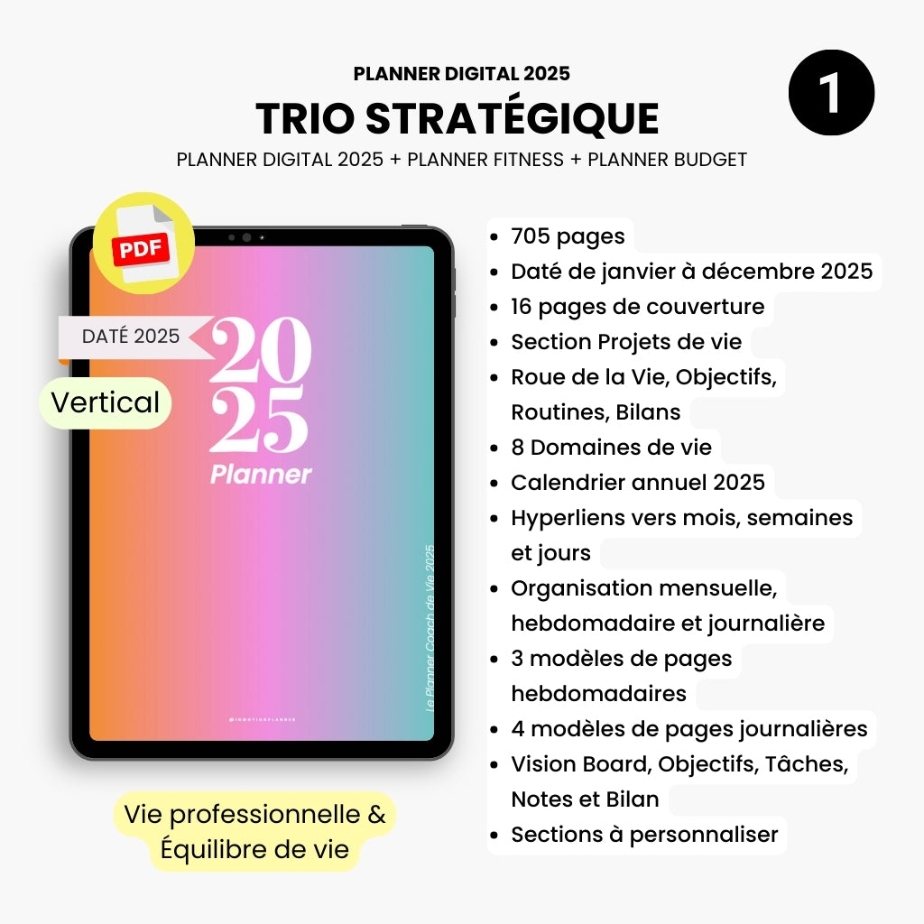 Bundle Trio Stratégique (2025 Vertical)