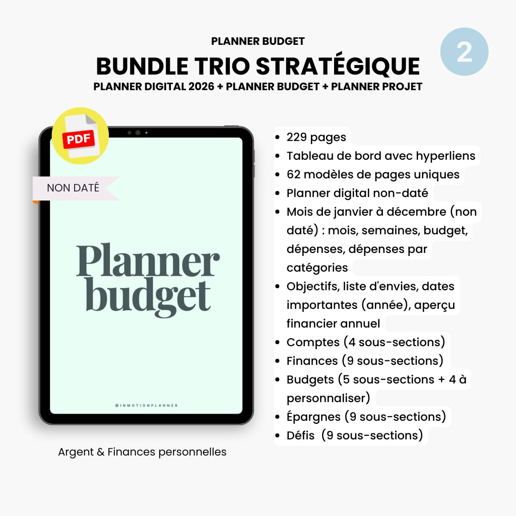 Bundle Trio Stratégique 2026
