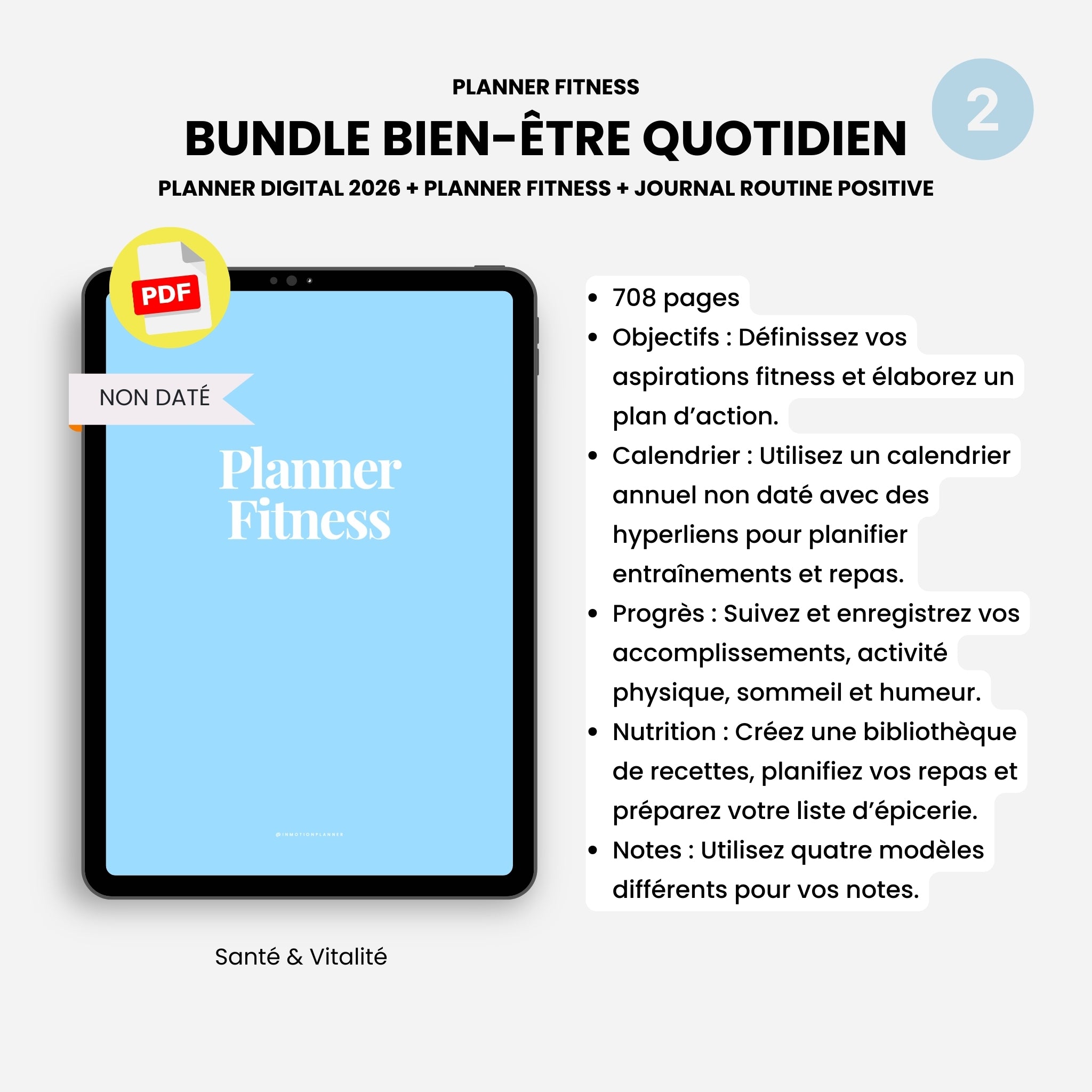 Bundle Bien-être Quotidien 2026