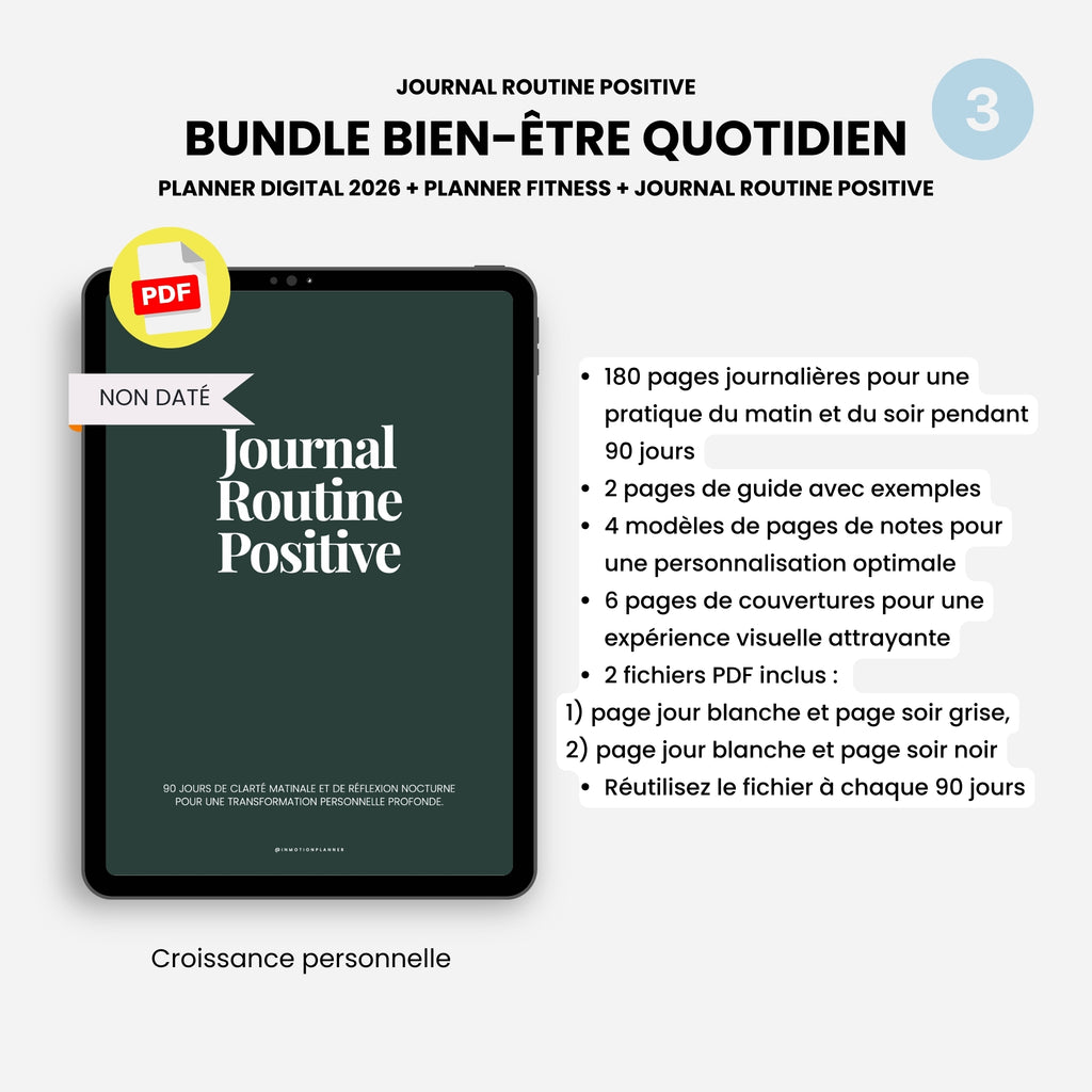 Bundle Bien-être Quotidien (Francês)