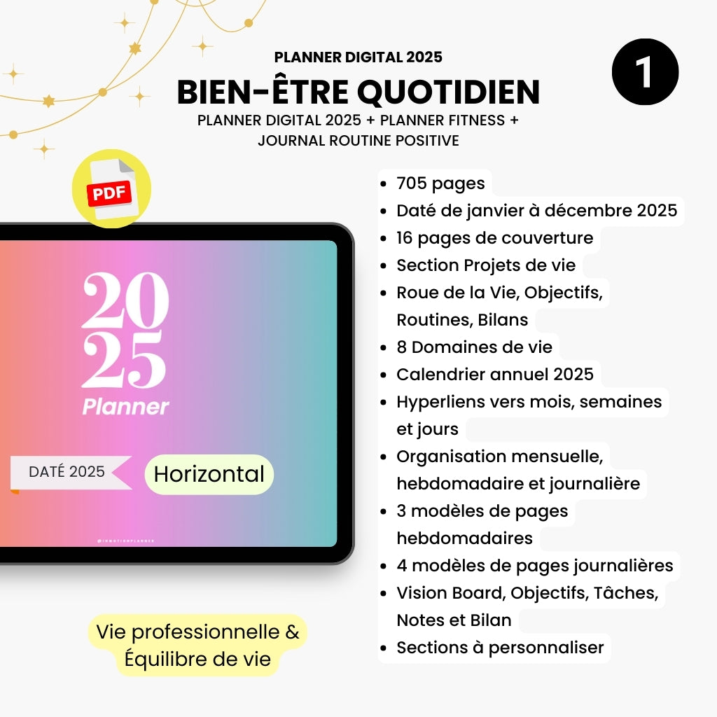 Bundle Bien-être Quotidien - 2025 Horizontal