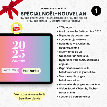 Bundle Spécial Noël-Nouvel An - 2025 Horizontal