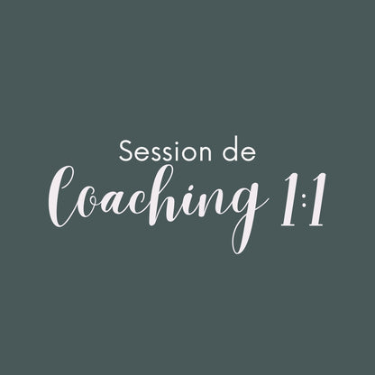 Session de coaching 1:1
